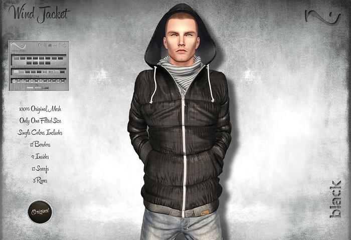 -NU- Wind Jacket Black