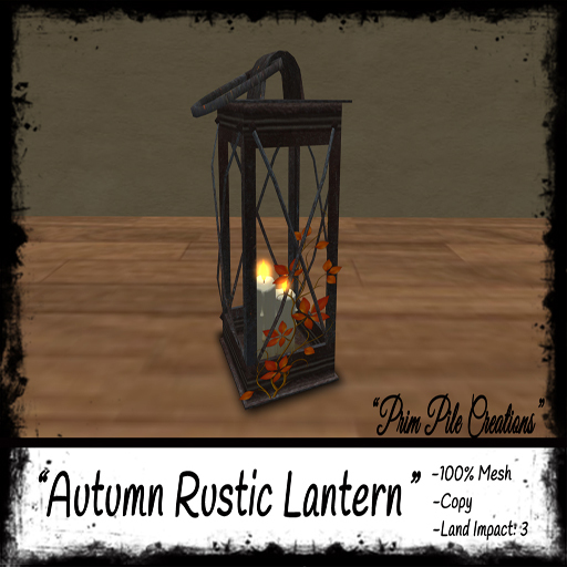 ~PPC~ Autumn Rustic Lantern