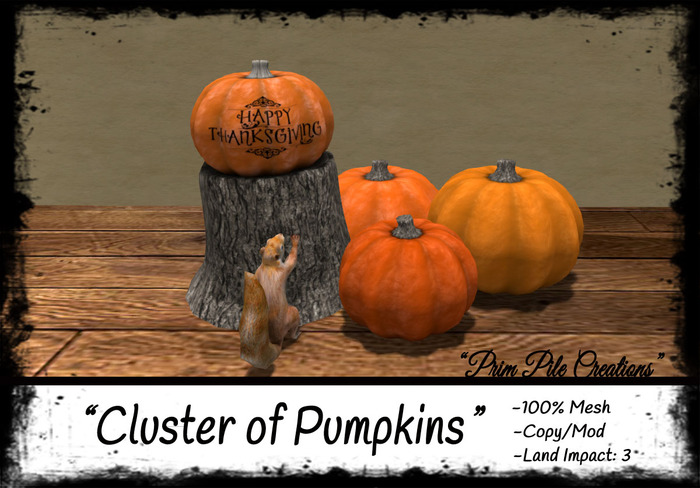 ~PPC~ Cluster of Pumpkins BOXED