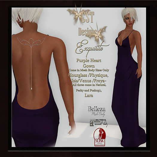 !CST Designs Exquisite Purple Heart Vendor