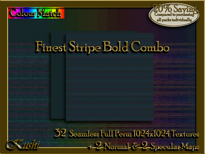 Finest Stripe Bold Combo Seamless Textures 