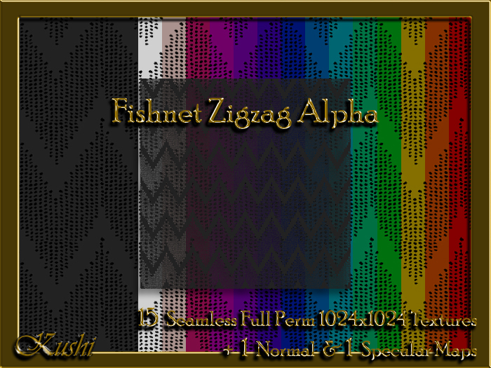 Fishnet Zigzag Alpha Textures 