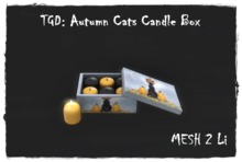 TGD: Product Bag Autumn Cats Candle Box