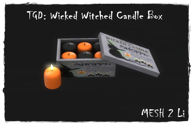TGD: Product Bag Wicked Witches Candle Box