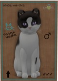 KittyCatS Box - Chateau Cat - Cocoa & White No. 2