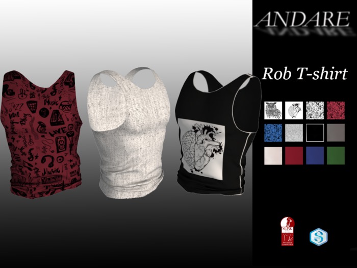 ANDARE - Rob T-shirt PACK