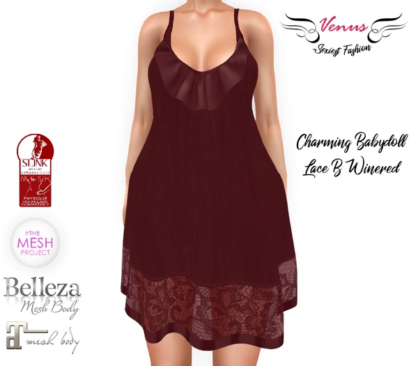 ~Vs~ Charming Babydoll B Winered