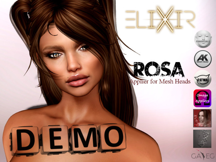 ..ELIXIR.. Rosa Head Applier [Sandy] DEMO