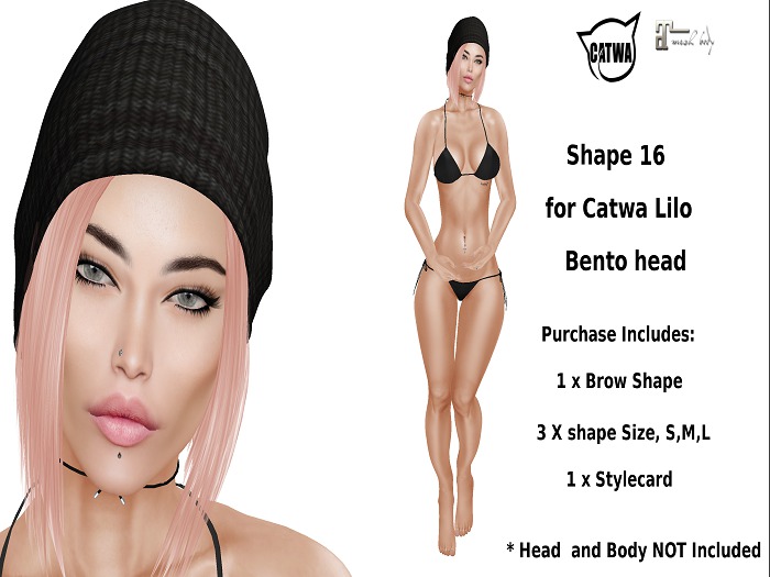 Shape 16 for LILO Catwa Bento Mesh Head