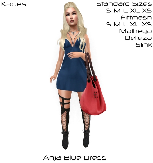 Kades - Anja Blue Dress
