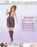 .:RP:. Boho Dress Purple (wear to unpack)