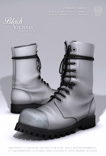 Bleich - Mesh Vicious - White