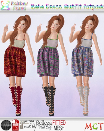 .:RP:. Boho Dress Fatpack (wear to unpack)