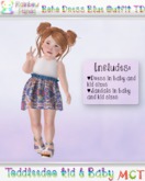 .:RP:. Boho Dress Blue TD (wear to unpack)