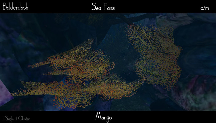 Balderdash - Sea Fan -Mango (Wear/add to open!)