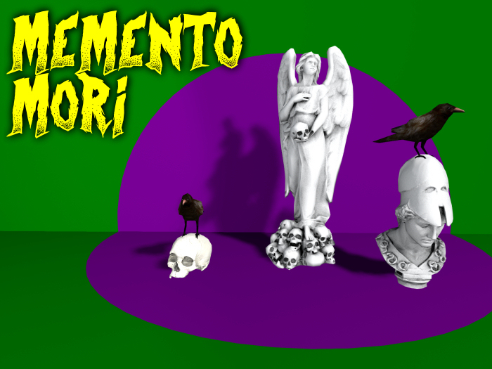 17 Loh Halloween  Reminders of Death Set ( Memento Mori)