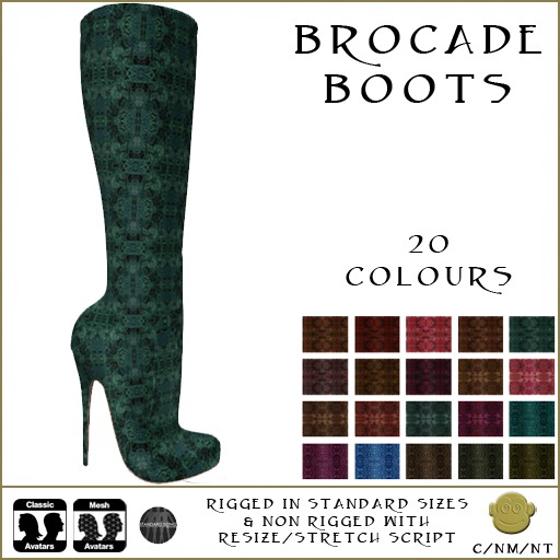 BM Brocade Boots