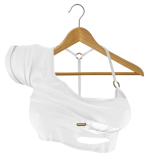 adorsy - Allison Top with Bra White - Maitreya