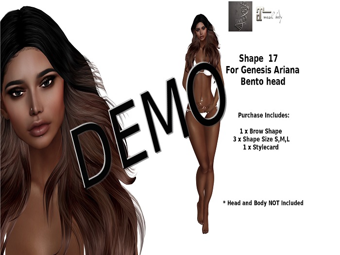 Shape 17 DEMO For Genesis Ariana Bento mesh head