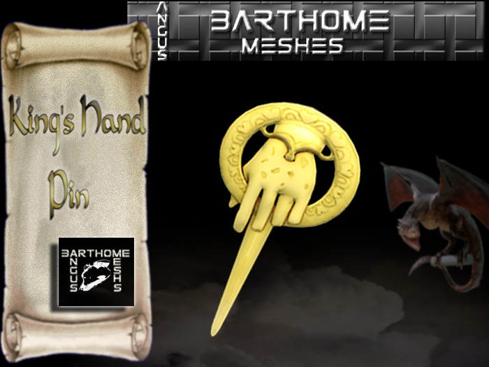 THE KING' S HAND PIN V1.0 ( BOX )