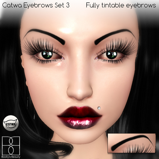 *Booty's Beauty* Catwa Brows Set 3 (Tintable)