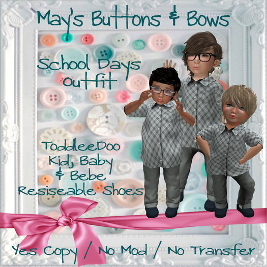 MBB * Boys School Day Outfit (K,B&Bebe)