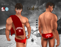 (WEAR ME) Life Guard Briefs & Towel