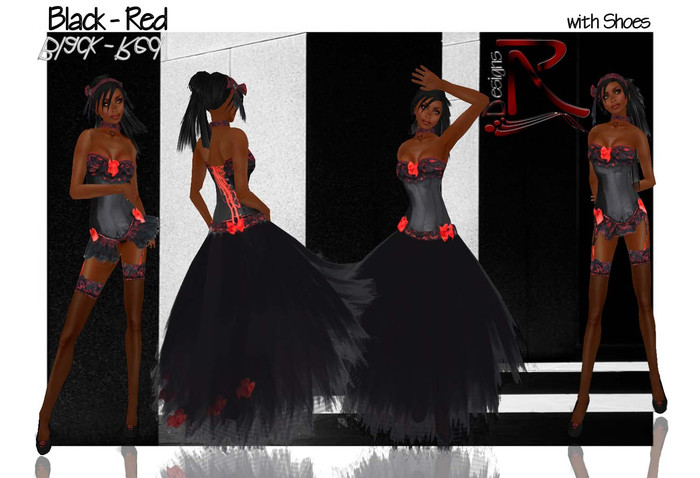 Black- Red - Ronjas RDesignS Collection by Ronja Pera (Retail Box) 