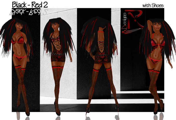 Black-Red 2 - Ronjas RDesignS Collection by Ronja Pera (Retail Box) 