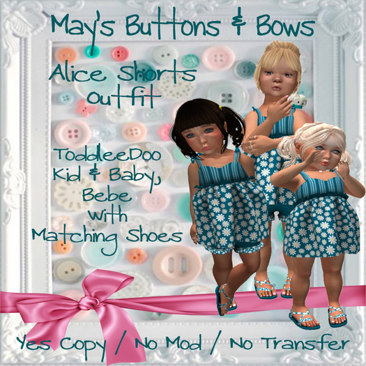 MBB * Alice Shorts Outfit (K,B&Bebe)
