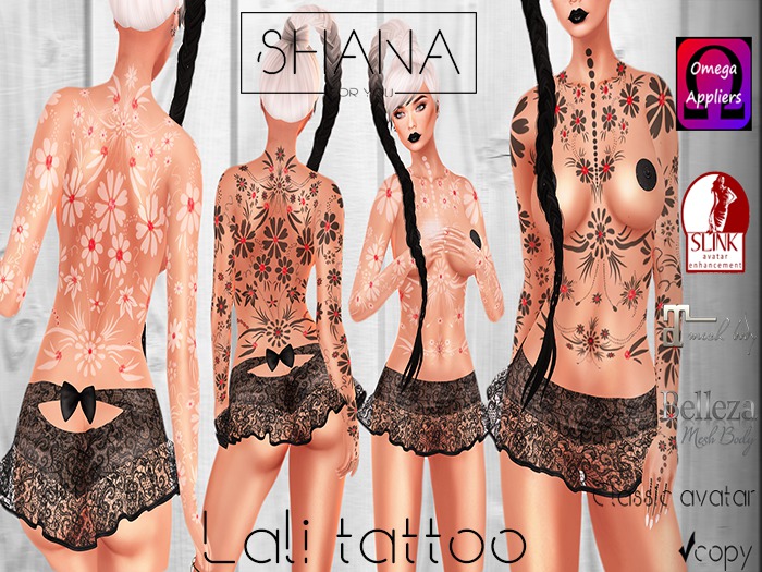 SHANA/Tattoo/Lali/White