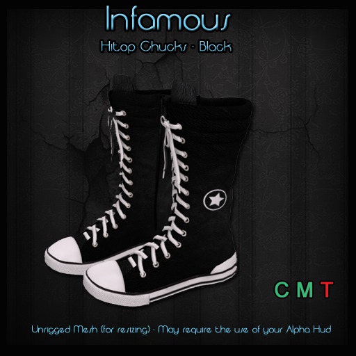 [I] Hitop Chucks Black