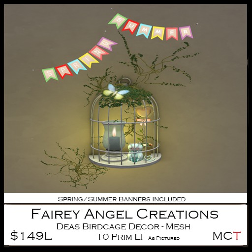 FAC Deas Birdcage Decor 149L