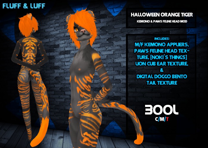 F&L - Tiger  - Kemono Mod -  (Halloween) Orange