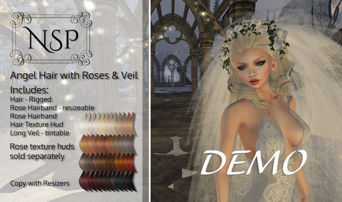 [MUSE] Angel Hair - Rigged DEMO vendor