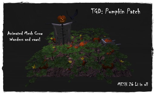 TGD: Product Bag Pumpkin Patch & Animated Crow
