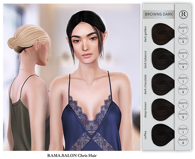 RAMA.SALON - Chris Hair 'BROWNS DARK'