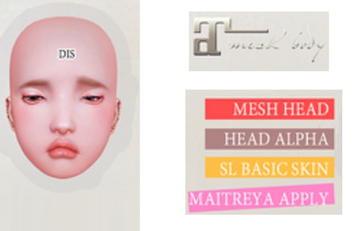 . offbeat . Mesh Head Gacha : Hannah (dis) Boxed