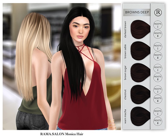 RAMA.SALON - Monica Hair 'BROWNS DEEP'