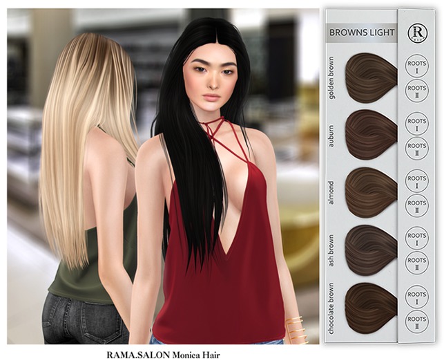 RAMA.SALON - Monica Hair 'BROWNS LIGHT'