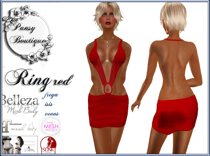 PANSY  - RED RING