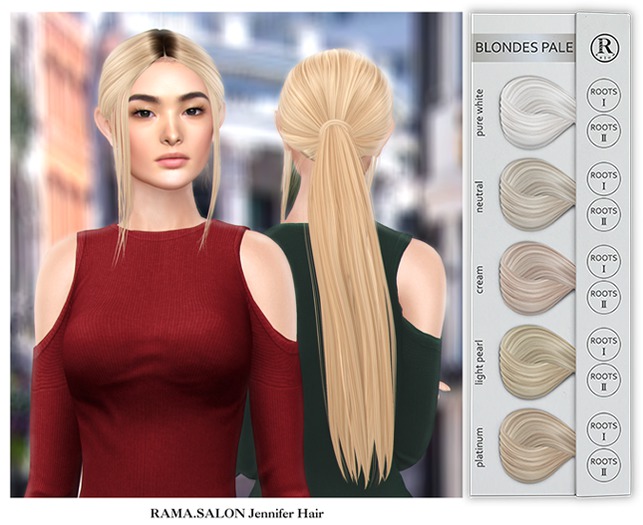 RAMA.SALON - Jennifer Hair 'BLONDES PALE'