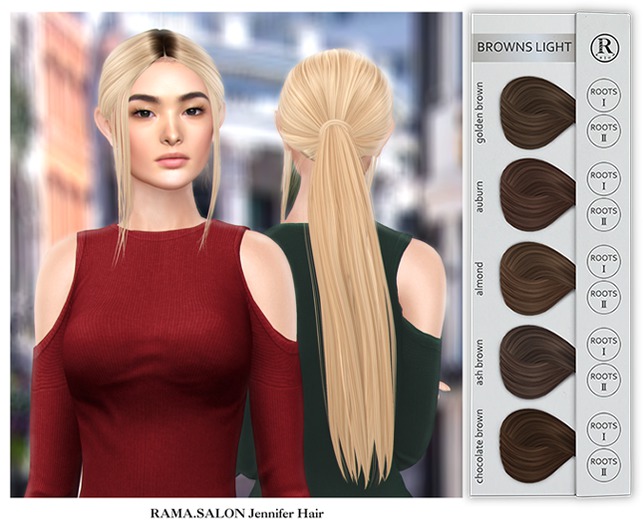 RAMA.SALON - Jennifer Hair 'BROWNS LIGHT'