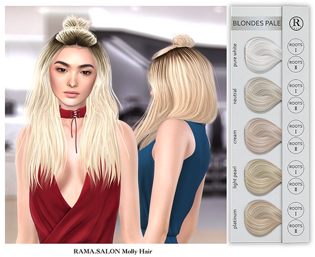 RAMA.SALON - Molly Hair 'BLONDES PALE'