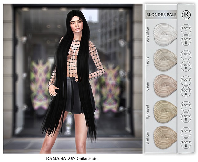 RAMA.SALON - Onika Hair 'BLONDES PALE'
