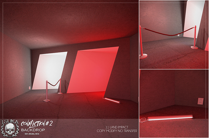 [ isuka ] confliction#2 backdrop [wear me]