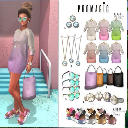 *PROMAGIC* Gacha 4- (1) Earrings-Gold( Boxed)-COMMON