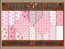Parkins Textures - Nursery Pink Set A - 20x Full Perm Seamless 1024x1024 - Fabric, Baby, Child, Girl, Pink, Child, Wall