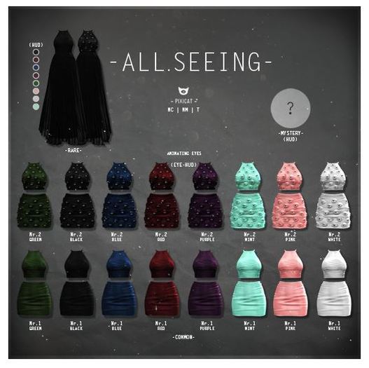 -Pixicat- All-Seeing.Dress (Maitreya) RARE