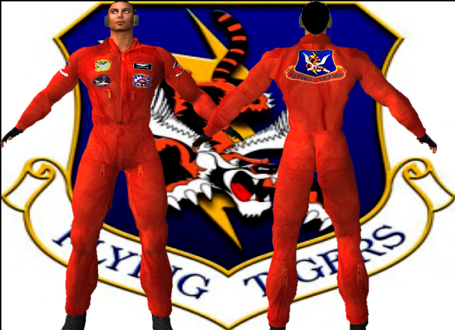 FLY TIGER FLYGHT SUIT ORANGE